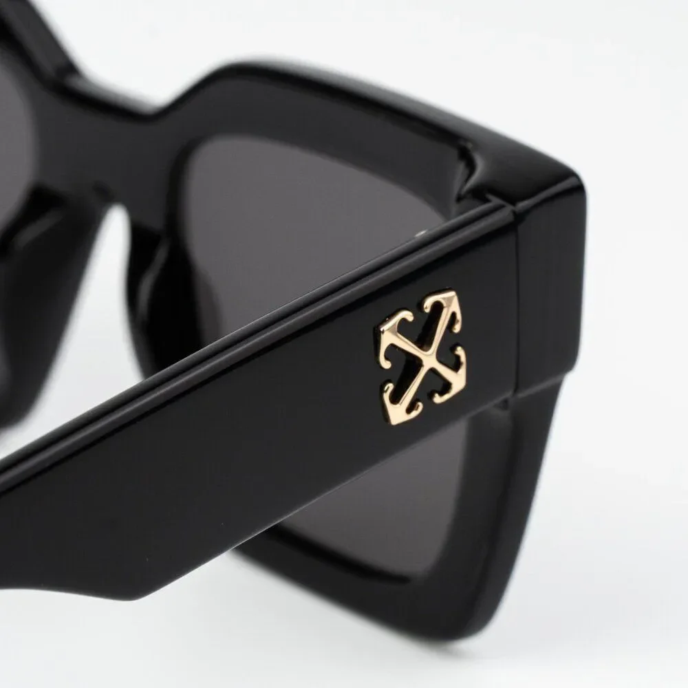 Off-White JACKSON Men Sunglasses Black Grey Square OERI13I JACKSON 1007